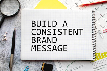 front focus on wooden blocks with letters making Build Your Personal Brand text.