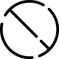 点線アイコン 禁止