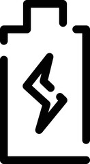 点線アイコン バッテリー充電