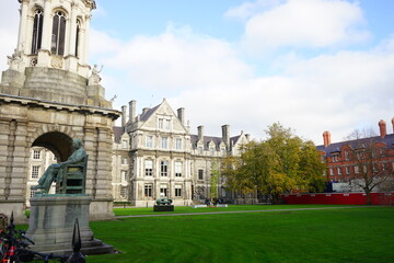 Naklejka premium Trinity College in Dublin, Ireland 