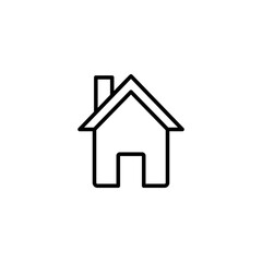 House icon vector illustration. Home sign and symbol