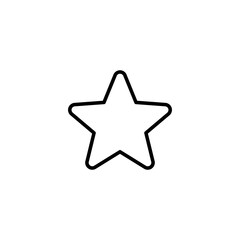 Star Icon vector illustration. rating sign and symbol. favourite star icon