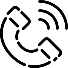 点線アイコン 電話通話