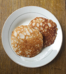 Serabi, a typical Indonesian pancake made from rice flour and coconut milk. Serabi is one of the roadside snacks and a favorite menu during the month of Ramadan