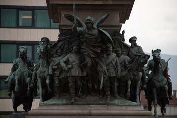 The monument of the Tsar Liberator in Sofia, Bulgaria