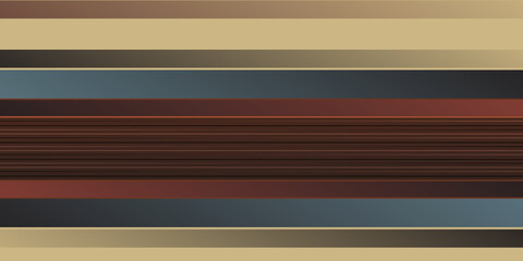 Brown wave, abstract dark brown background, smooth satin texture. Vector illustration