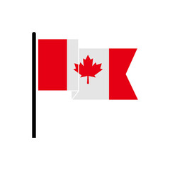 Fototapeta na wymiar canada independence day icon set vector sign symbol