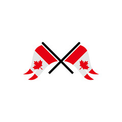 canada independence day icon set vector sign symbol
