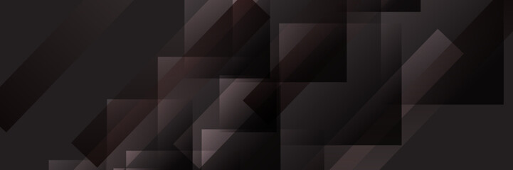 Fototapeta premium Black with gold abstract geometric background. Modern shape concept.