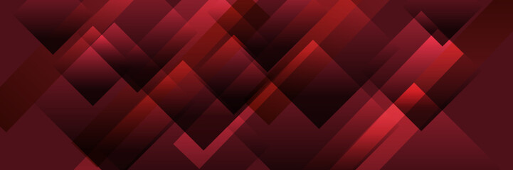 Red geometric texture. Abstract red shapes background vector