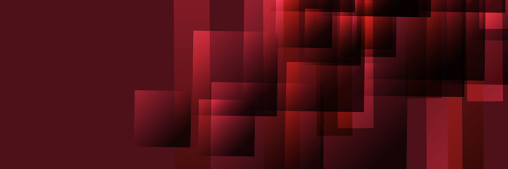 Red geometric texture. Abstract red shapes background vector