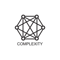complexity icon , technology icon vector