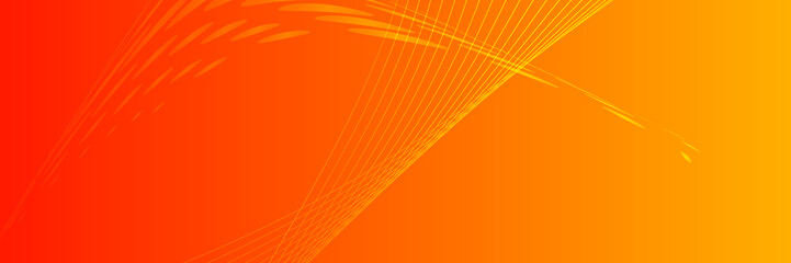 abstract orange background with lines circle and halftone effect