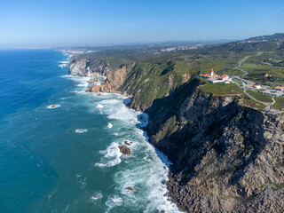 Westernmost Point of Continental Europe Cabo da Roca, Lisbon area, Portugal