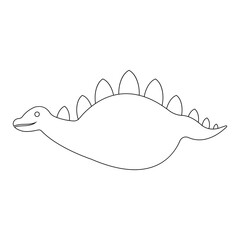 dinosaur icon illustration vector