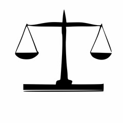 Law firm lawyer logo, scales