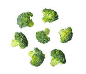 Broccoli isolated on  transparent png