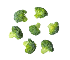 Poster Broccoli isolated on  transparent png © supamas