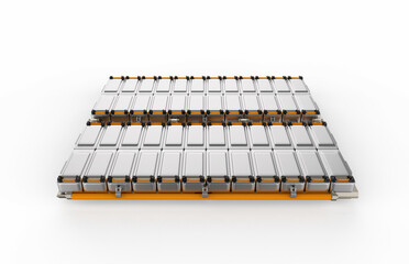 Electric car battery or pack of battery cells module