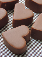 heart shaped chocolates, Valentine's day 
