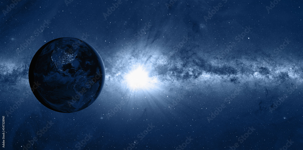 Poster Supernova explosion in the center of the milky way 