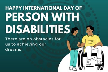 Happy international day of people with disabilities