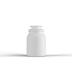 Ceramic Jar 3D Rendering For Mockup