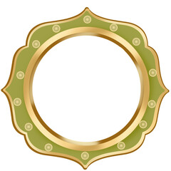 islamic golden frame