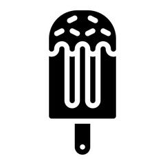 popsicle ice pop milkshake stick icon