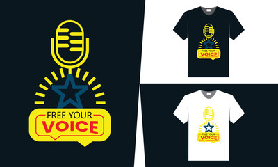 best t shirt design for podcast or protest live