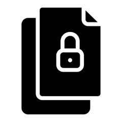 privacy glyph icon