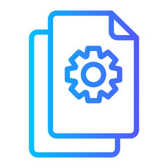 setting gradient icon