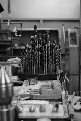 工場で使われているドリル