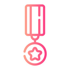 medal gradient icon