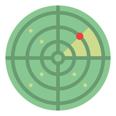 radar position location gps icon