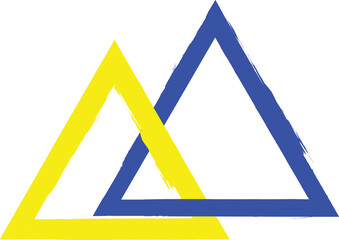 Business Corporate Abstract Logo Design . Two  basic shapes in Chain . Infinite Shape Cycle Creative Symbol 