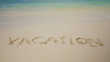 Thank You Written On Sand By Sea