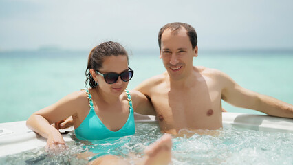 Fototapeta premium Hydrotherapy Spa Relaxation At Resort