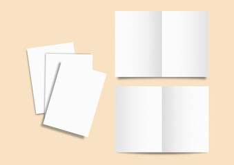 Brochure template mockup