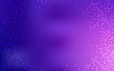 Light Purple, Pink vector texture with milky way stars.