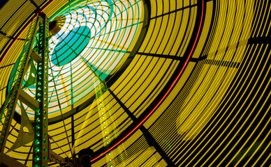 Long exposure of a Ferris Wheel at the local county fair.