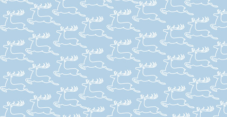 background blue with deer as wallpaper