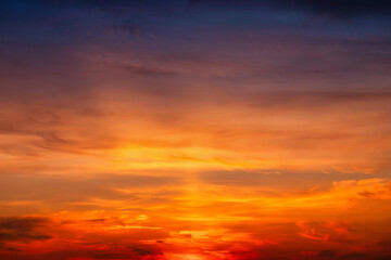 Naklejka na ściany i meble Sky at sunset or dawn abstract natural background