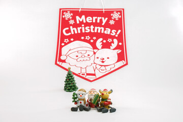 サンタやトナカイのクリスマス飾り