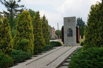 Monument to the memory of local Jews, Plac Bohaterow Getta Bedzinskiego. Bedzin, Poland.