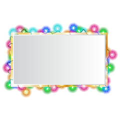 LED Light Border Frame.
