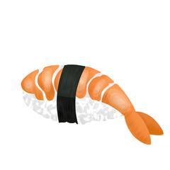 Japanese food, sushi illustration