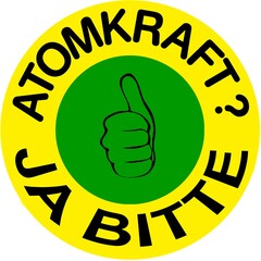 Atomkraft Ja Bitte Sticker - 547360123