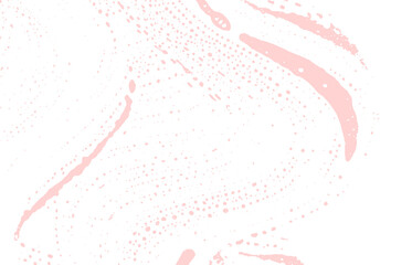 Grunge texture. Distress pink rough trace. Favorab