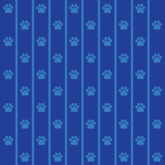 Background with animal paws. Vector illustration.